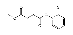 N-(3'-Methoxycarbonylpropionyloxy)pyridine-2-thione结构式