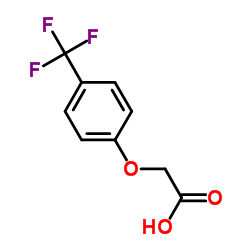 2-(4-(三氟甲基)苯氧基)乙酸结构式