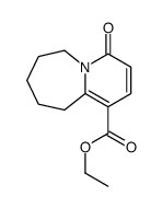 4-OXO-4,6,7,8,9,10-HEXAHYDRO-PYRIDO[1,2-A]AZEPINE-1-CARBOXYLIC ACID ETHYL ESTER结构式