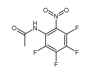 2.3.4.5-Tetrafluor-6-nitro-acetanilid Structure