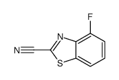 2-Benzothiazolecarbonitrile,4-fluoro-(9CI) structure