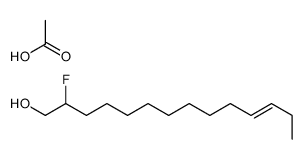 acetic acid,2-fluorotetradec-11-en-1-ol Structure