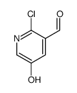2-氯-5-羟基吡啶-3-甲醛结构式