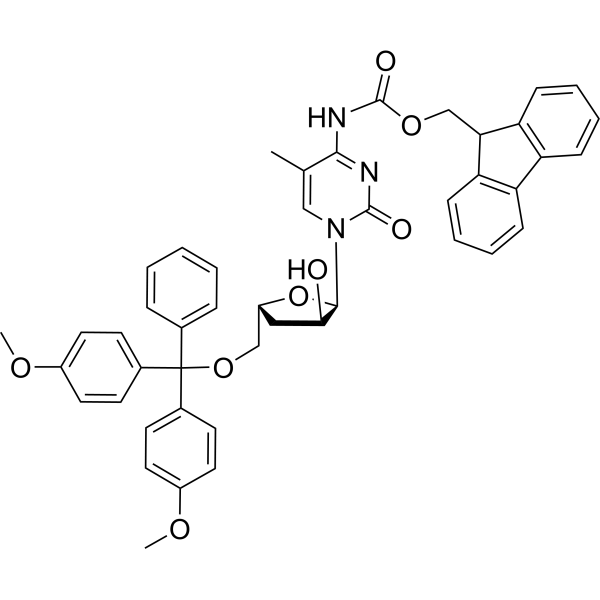 2'-Deoxy-5'-O-DMT-N4-Fmoc-5-methylcytidine Structure