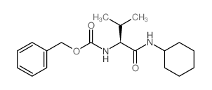 (S)-(1-(环己基氨基)-3-甲基-1-氧代-2-丁基)氨基甲酸苄酯结构式