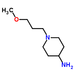 1-(3-甲氧基丙基)-4-哌啶胺结构式