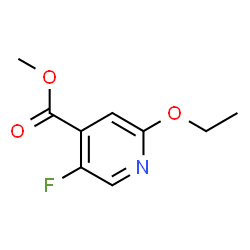 Methyl 2-ethoxy-5-fluoroisonicotinate Structure