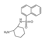 N-[(1R,2R)-2-aminocyclohexyl]naphthalene-1-sulfonamide structure