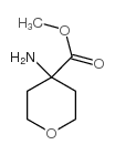 4-氨基四氢吡喃-4-甲酸甲酯结构式