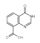 3,4-二氢-4-氧-8-喹唑啉羧酸结构式