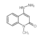 2(1H)-Quinolinone,4-hydrazino-1-methyl-(9CI)结构式