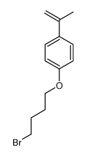 1-(4-bromobutoxy)-4-prop-1-en-2-ylbenzene结构式