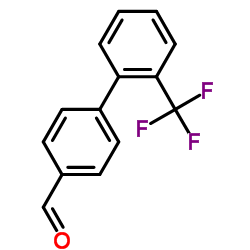 2'-(三氟甲基)-[1,1'-联苯]-4-甲醛结构式