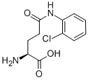 L-谷氨酸γ-2-氯苯胺结构式