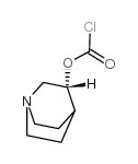 (R)-氯甲酸异丙酯 1-氮杂双环[2,2,2]辛-3-基酯结构式