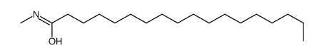 Octadecanamide, N-Methyl- Structure