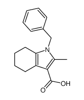 1-benzyl-2-methyl-4,5,6,7-tetrahydro-indole-3-carboxylic acid Structure