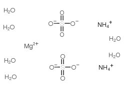 硫酸镁铵结构式
