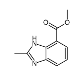 1H-Benzimidazole-4-carboxylicacid,2-methyl-,methylester(9CI) Structure