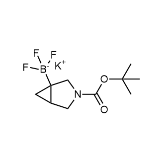 (3-(叔丁氧基羰基)-3-氮杂双环[3.1.0]己烷-1-基)三氟硼酸钾结构式