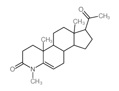 1-acetyl-6,9a,11a-trimethyl-2,3,3a,3b,4,8,9,9b,10,11-decahydro-1H-indeno[5,4-f]quinolin-7-one Structure
