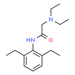 2-(Diethylamino)-N-(2,6-diethylphenyl)acetamide结构式