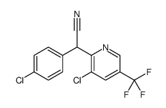 2-(4-CHLOROPHENYL)-2-[3-CHLORO-5-(TRIFLUOROMETHYL)-2-PYRIDINYL]ACETONITRILE结构式