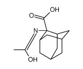 Acetyl 2-aminoadamantane-2-carboxylic acid Structure