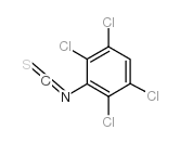 2,3,5,6-四氯异硫氰酸苯酯结构式