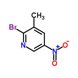 2-Bromo-5-nitro-3-picoline structure