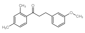 2',4'-DIMETHYL-3-(3-METHOXYPHENYL)PROPIOPHENONE结构式