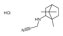 cyanomethyl-(4,7,7-trimethyl-3-bicyclo[2.2.1]heptanyl)azanium,chloride Structure