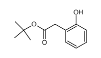 Tert-butyl 2-(2-hydroxyphenyl)acetate Structure