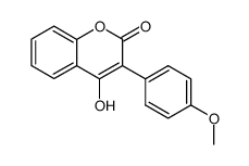 3-(4-Methoxyphenyl)-4-hydroxy-2H-1-benzopyran-2-one picture