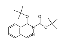 1-tert-butoxy-2-tert-butoxycarbonyl-1,2-dihydrophthalazine结构式