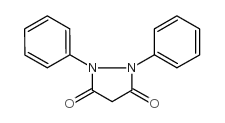 1,2-二苯-3,5吡唑二酮结构式