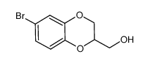(6-BROMO-2,3-DIHYDROBENZO[B][1,4]DIOXIN-2-YL)METHANOL structure