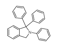 1H-Isoindole,2,3-dihydro-1,1,2-triphenyl-结构式