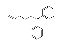 diphenyl(4-penten-1-yl)phosphine结构式