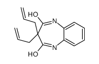 3,3-bis(prop-2-enyl)-1,5-dihydro-1,5-benzodiazepine-2,4-dione结构式