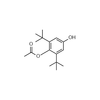 2,6-二叔丁基-4-羟基苯乙酸酯结构式