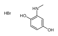 2-(methylamino)benzene-1,4-diol,hydrobromide Structure