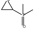 二甲基(环氧乙烷-2-基)氧化膦结构式