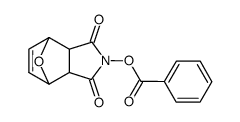 Benzoic acid 3,5-dioxo-10-oxa-4-aza-tricyclo(5.2.1.0(2,6))dec-8-en-4-yl ester结构式