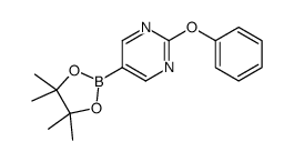 2-PHENOXYPYRIMIDINE-5-BORONIC ACID PINACOL ESTER structure