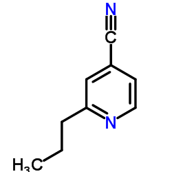 4-氰基-2-丙基吡啶结构式