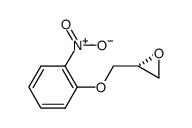(R)-2-((2-硝基苯氧基)甲基)环氧乙烷结构式