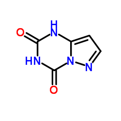 吡唑并[1,5-a][1,3,5]三嗪-2,4-二醇结构式