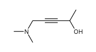 (+/-)-4-(dimethylamino)-1-methyl-2-butyn-1-ol结构式