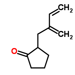 Cyclopentanone, 2-(2-methylene-3-butenyl)- (9CI) structure